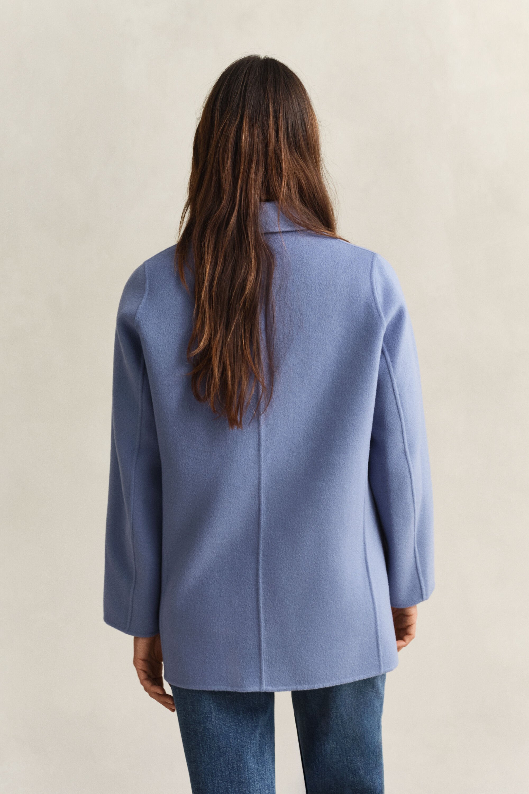 Caban in handgenähter Optik