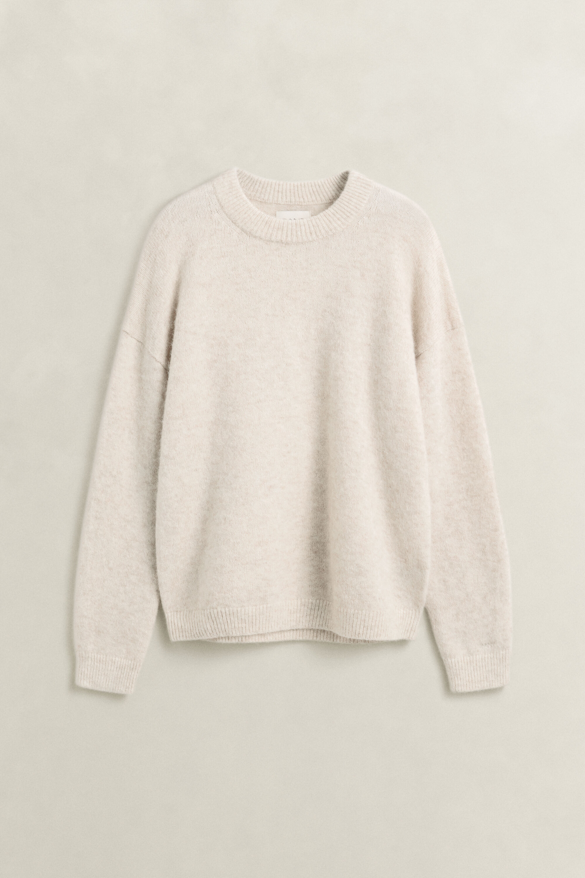 Pullover aus Alpakawollgemisch — LIGHT BEIGE MELANGE