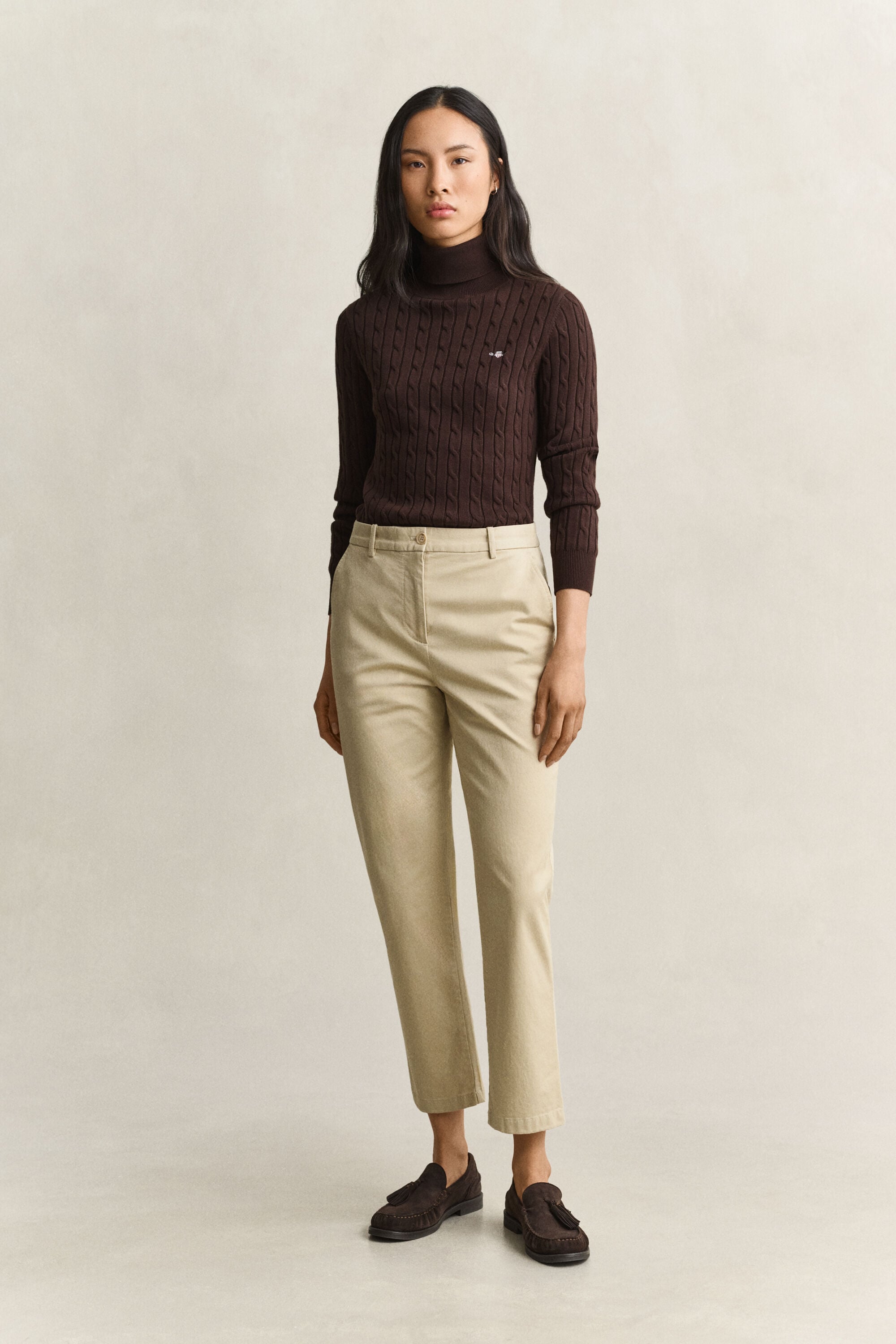 Classic Slim Fit Chinohose