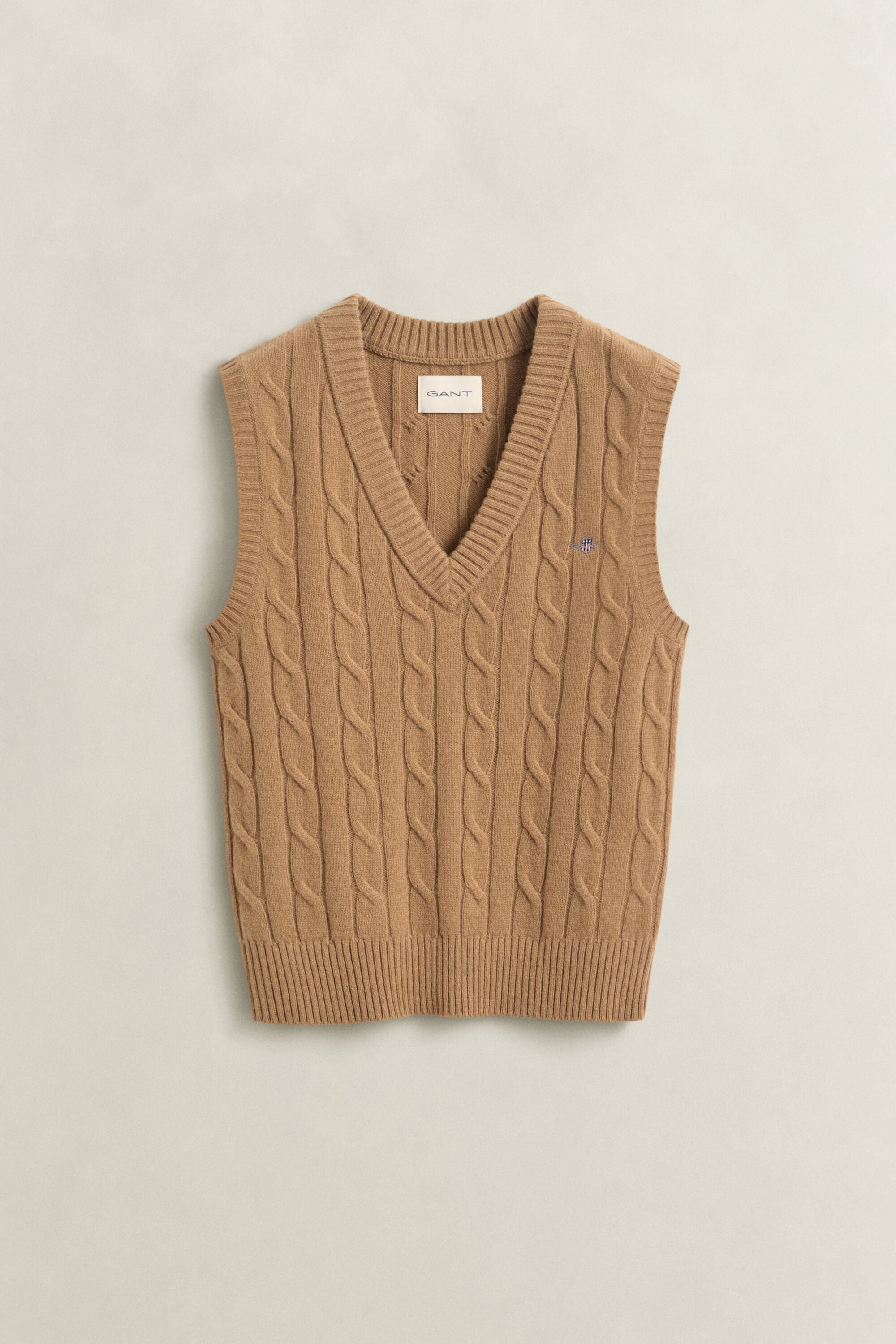 Zopfstrick Pullunder aus Lambswool