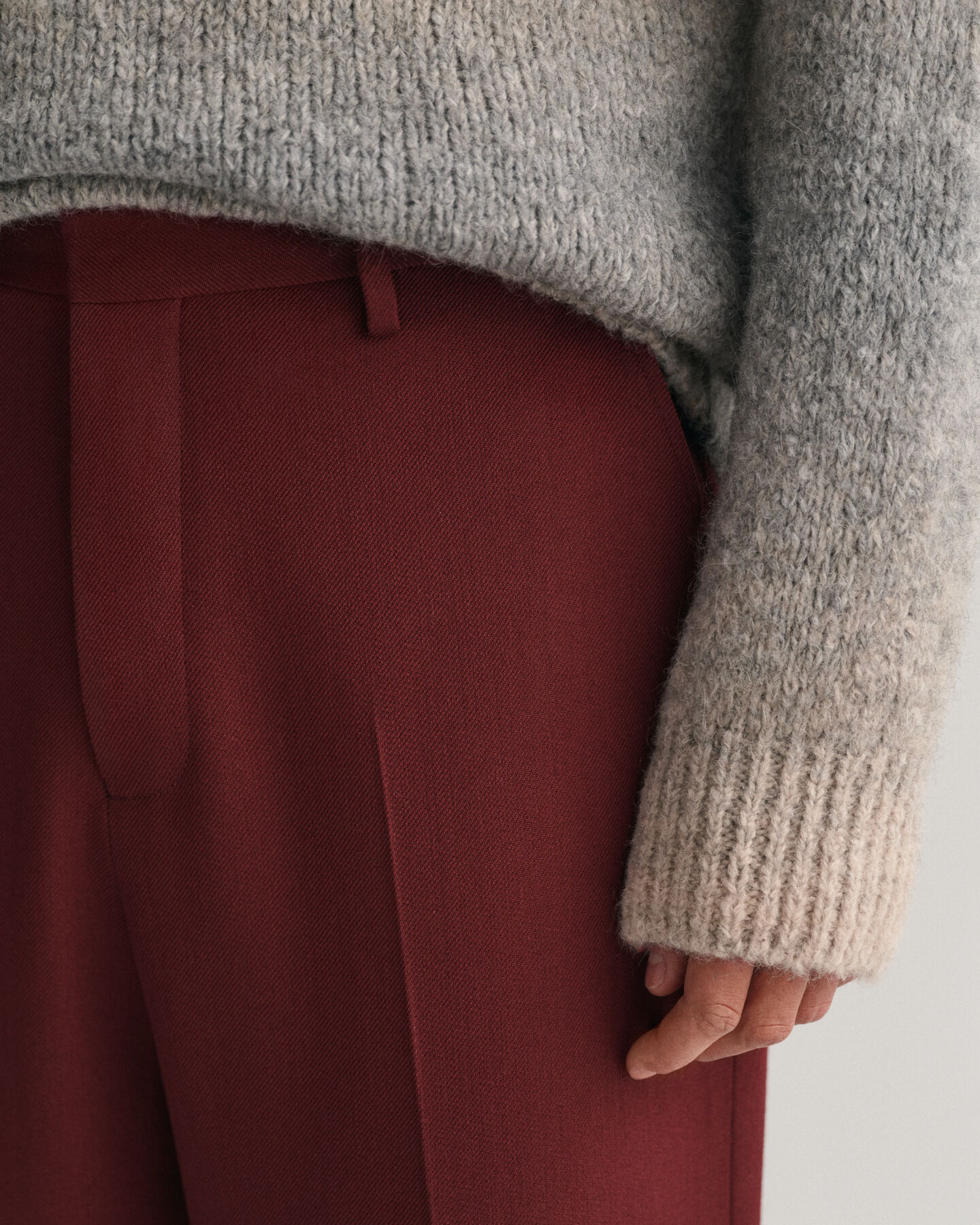 Anzughose aus Wolltwill