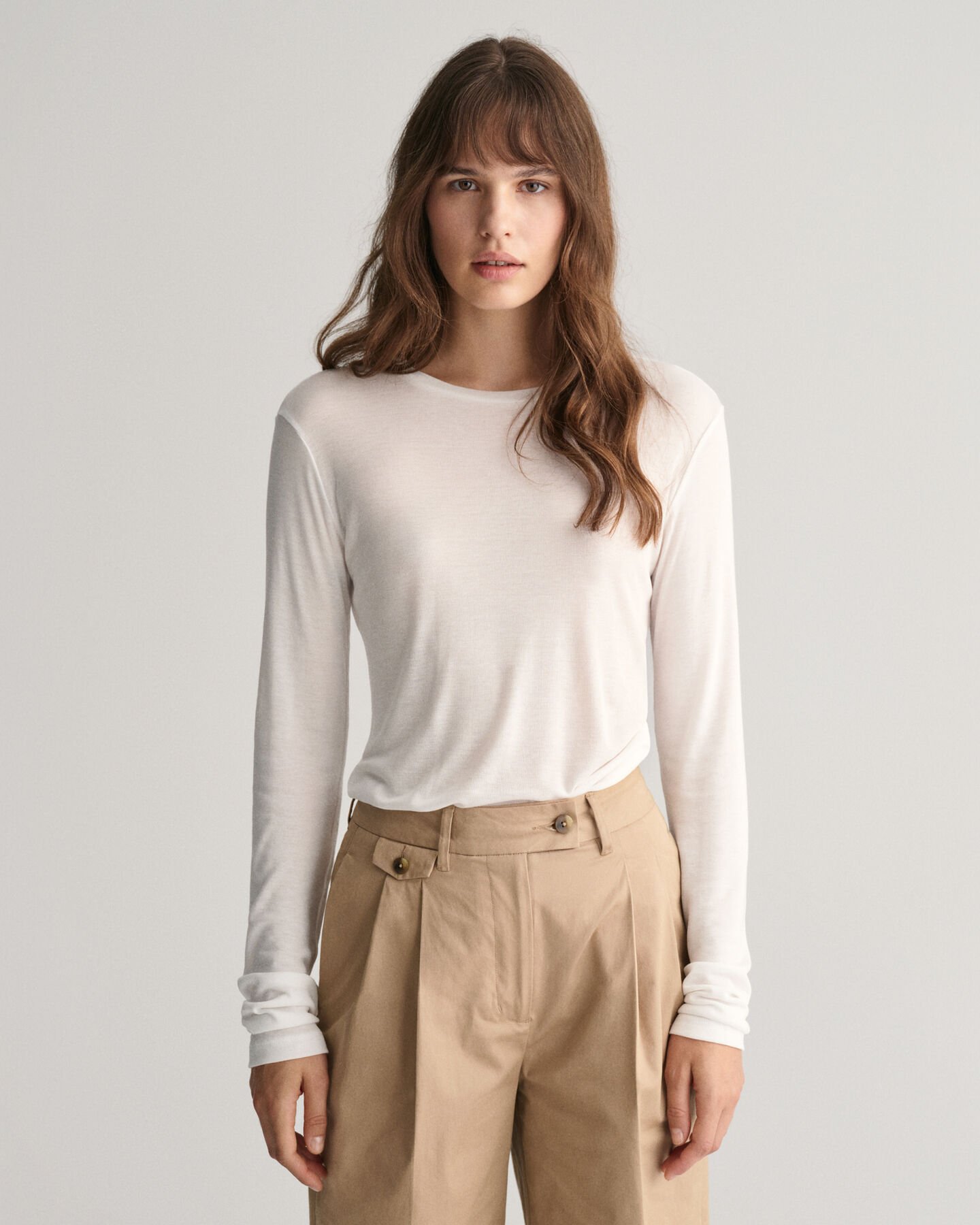 Leichtes Langarm-T-Shirt