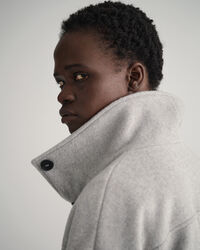 Cropped Jacke aus Wollmischung