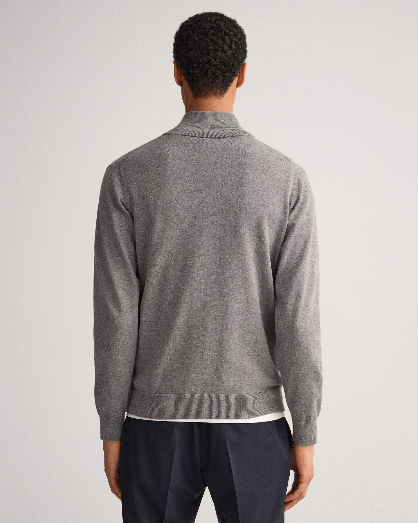 Classic Strickjacke aus Baumwolle mit Rei&szlig;verschluss