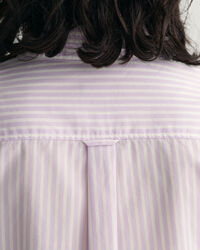 Regular Fit Broadcloth Bluse mit Streifen