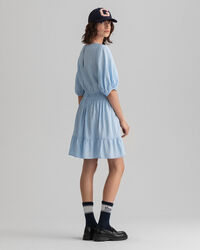 Flounce Kleid mit Puff&auml;rmeln
