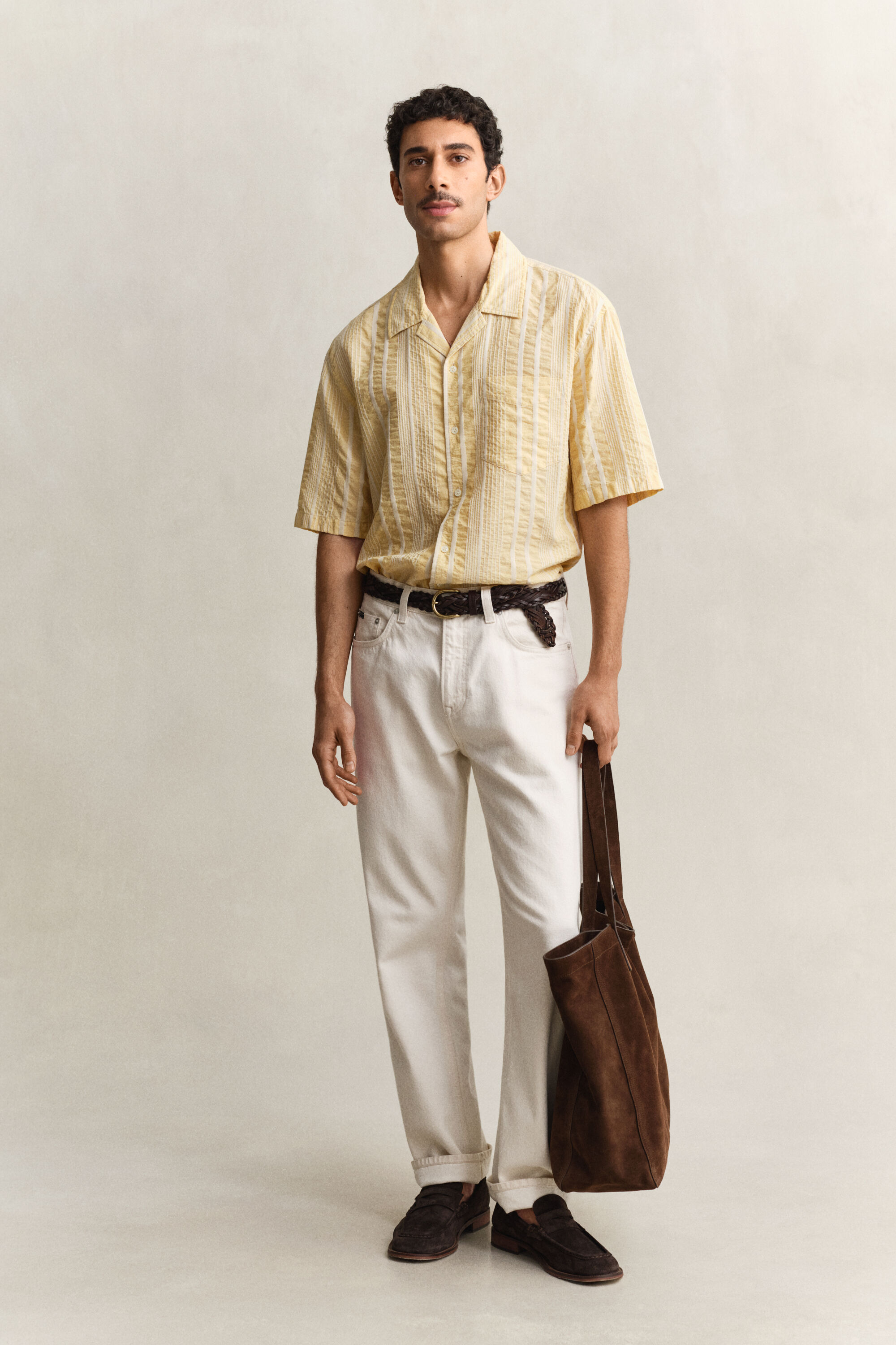 Seersucker Kurzarm-Hemd