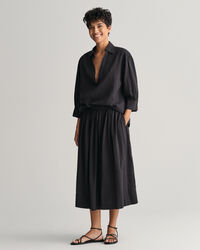 Seersucker Pull-On Rock mit Streifen