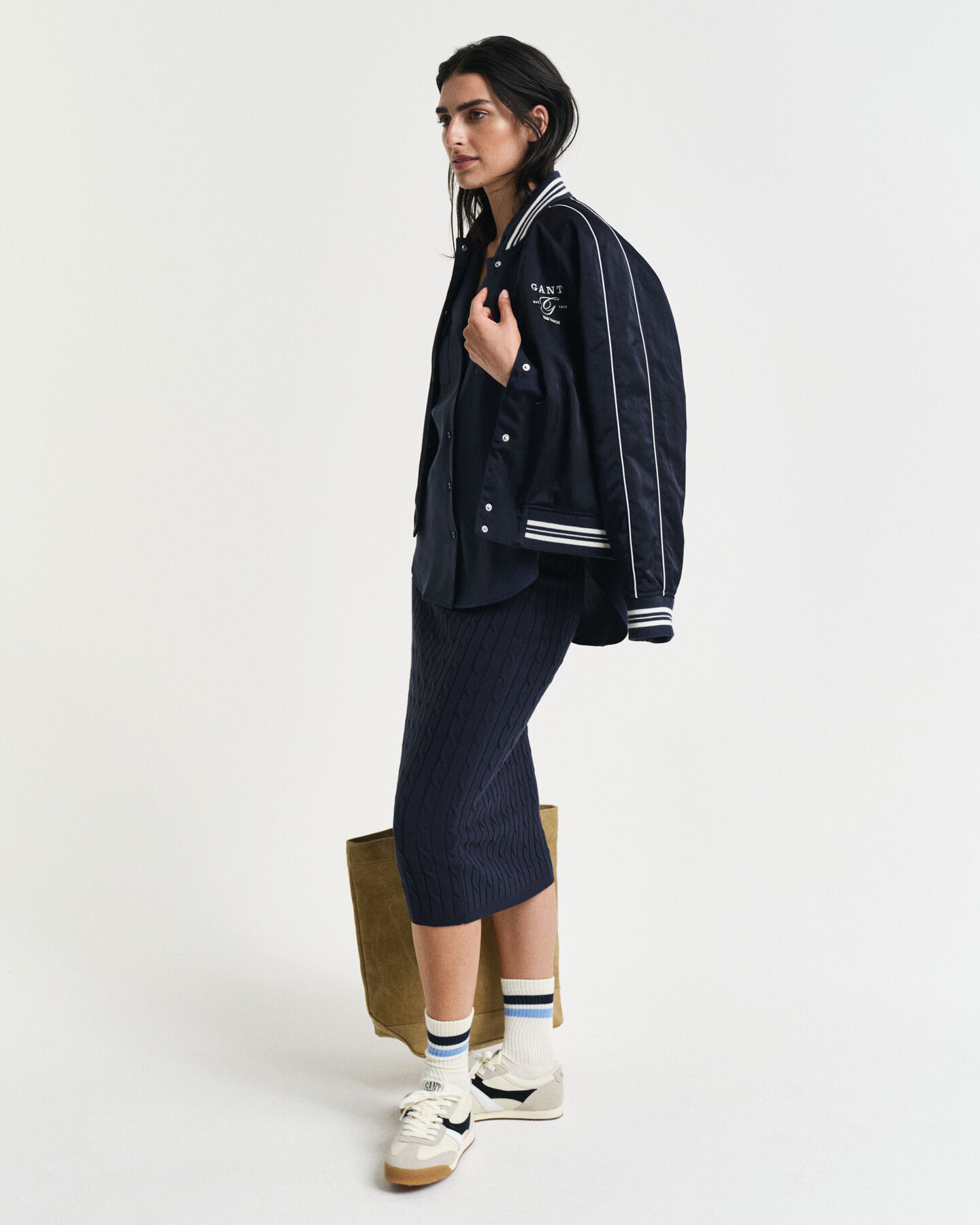 Relaxed Fit Bluse mit Brusttasche