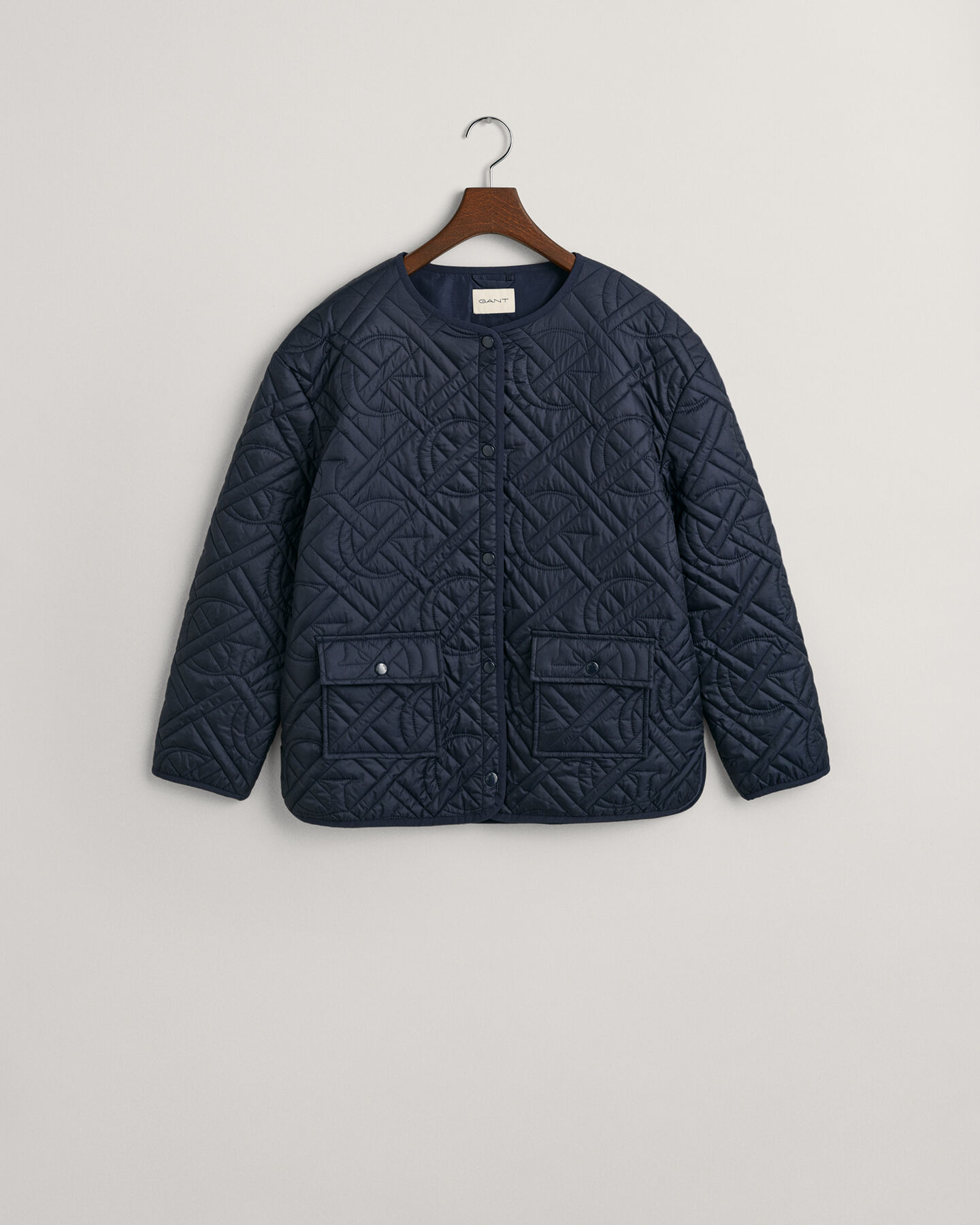 Teen Girls Monogram Liner Steppjacke