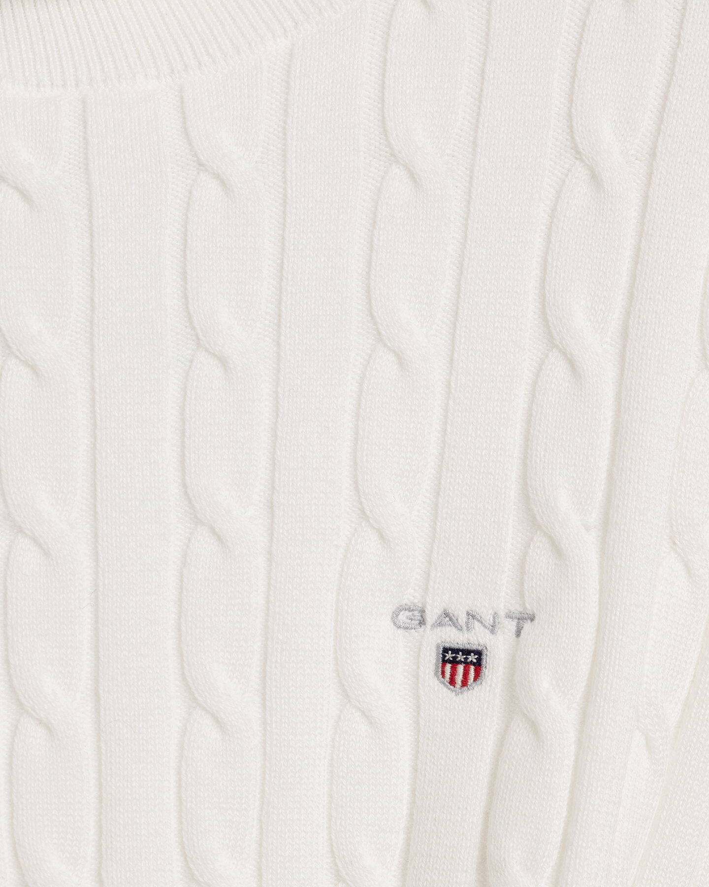 Rollkragenpullover aus Stretch-Baumwolle mit Zopfmuster