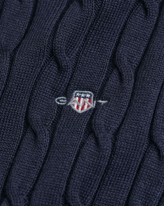 Teen Girls Zopfstrick Kleid aus Stretch-Baumwolle