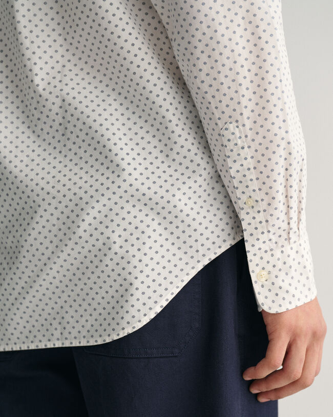 Regular Fit Hemd mit Micro-Print