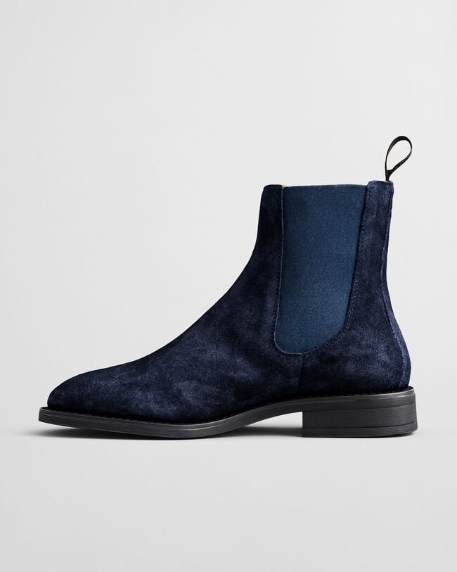 Fayy Chelsea Boot aus Veloursleder