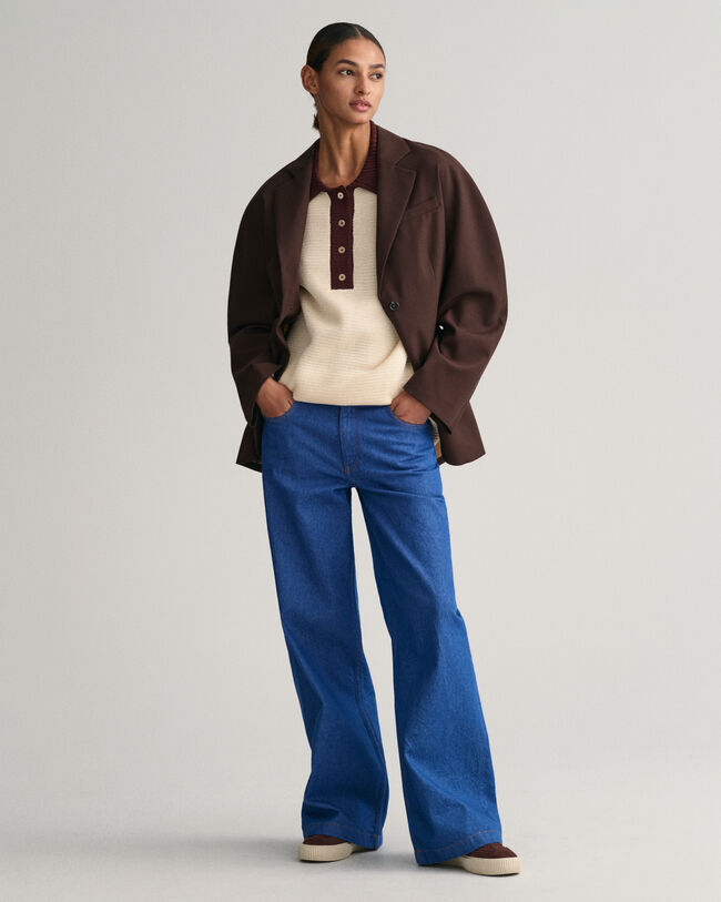 Poloshirt aus Strick