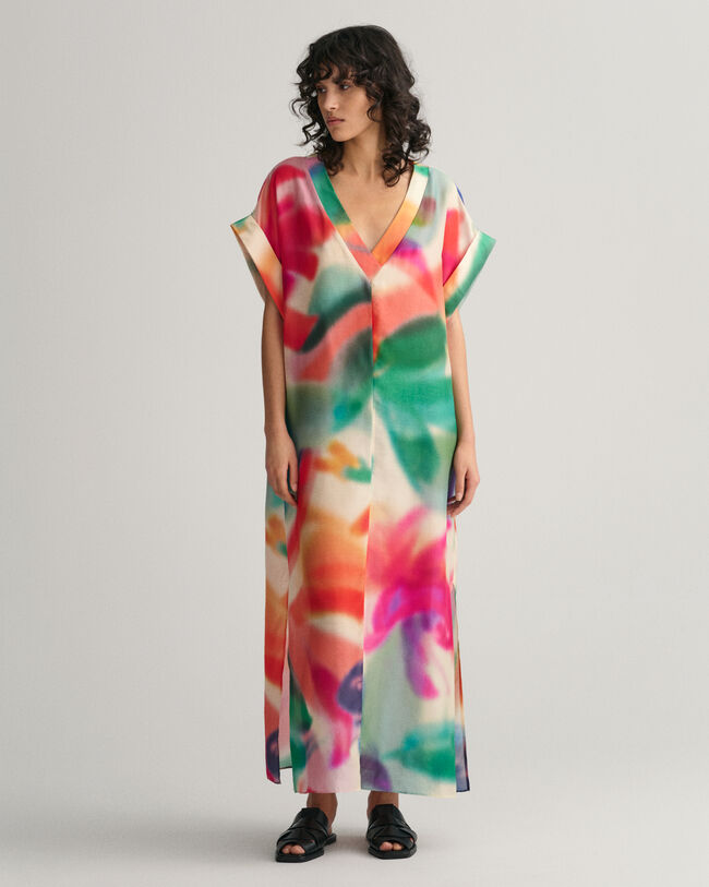 Kaftan mit Blumen-Print