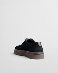 Niedriger Kinzoon Schnürschuh aus Veloursleder