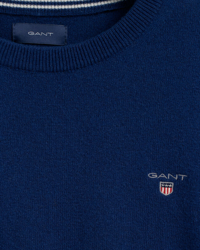 Rundhalspullover aus Super Fine Lambswool