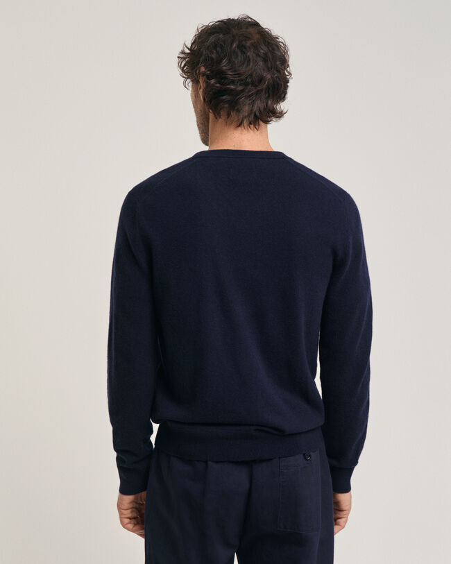 Seasonal Essential V-Neck Pullover aus Extra Fine Lambswool