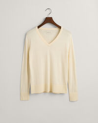Feinstrick V-Neck Pullover