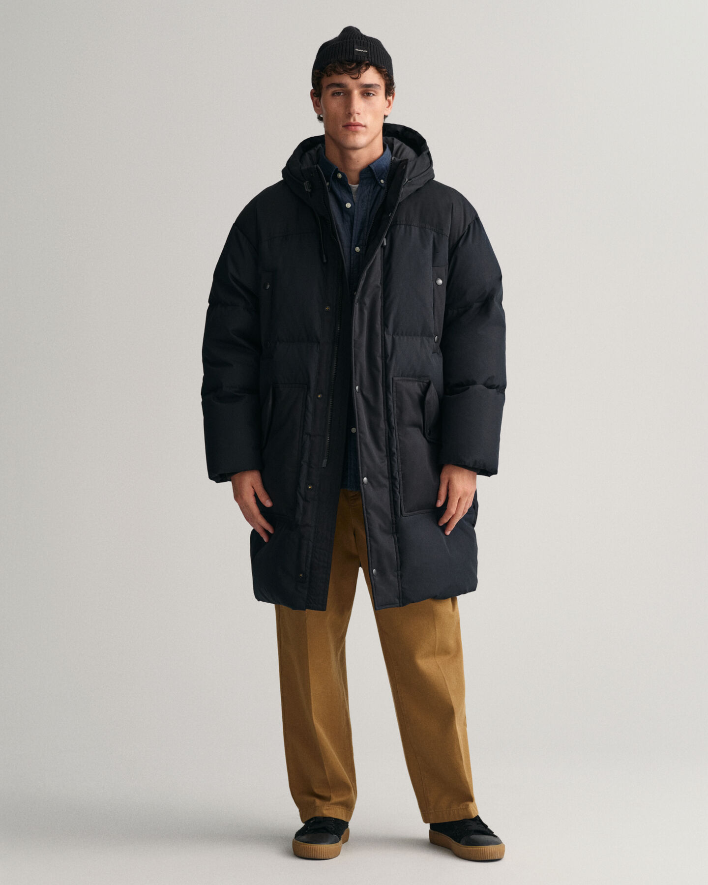 Long Puffer Daunenjacke