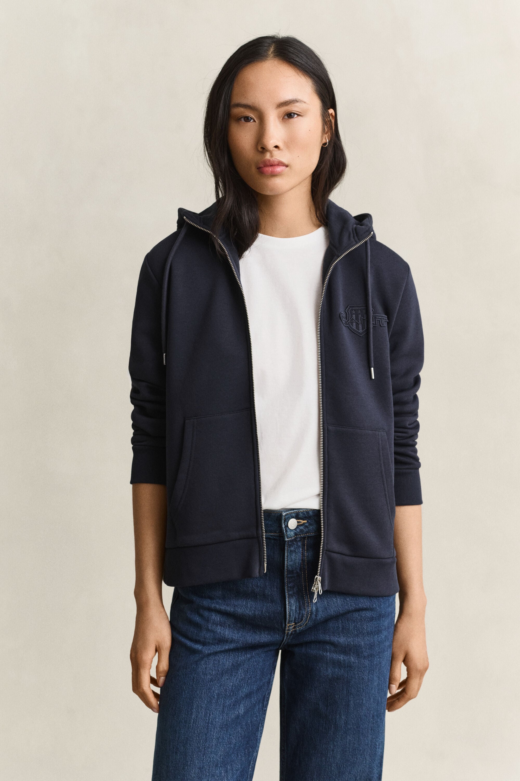 Tonal Shield Sweatjacke