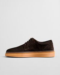 Niedriger Kinzoon Schnürschuh aus Veloursleder