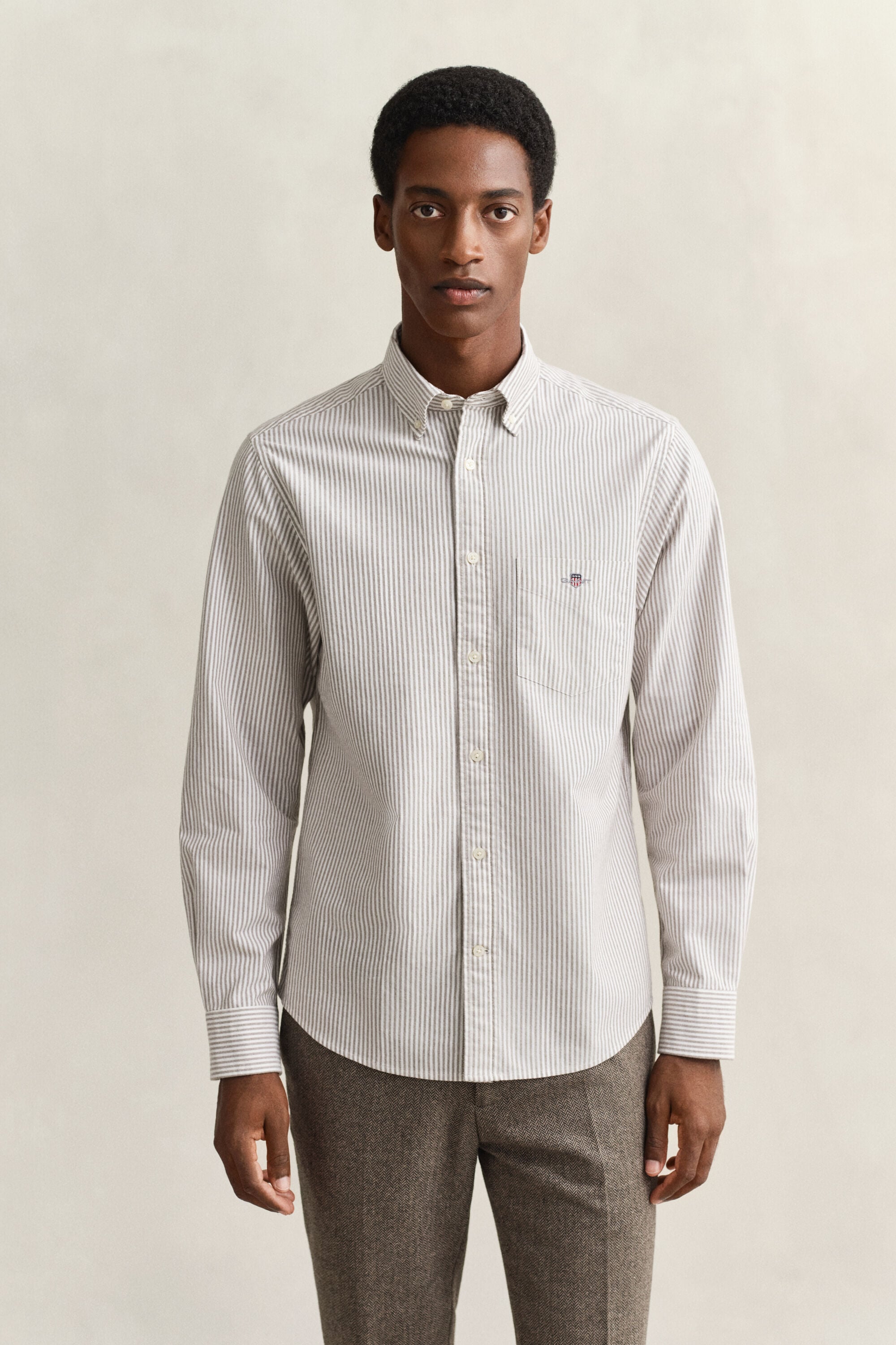 Banker Stripe Classic Oxford-Hemd
