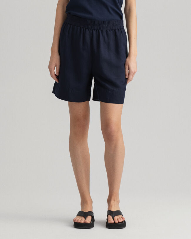 Leinen Viskose Schlupfshorts