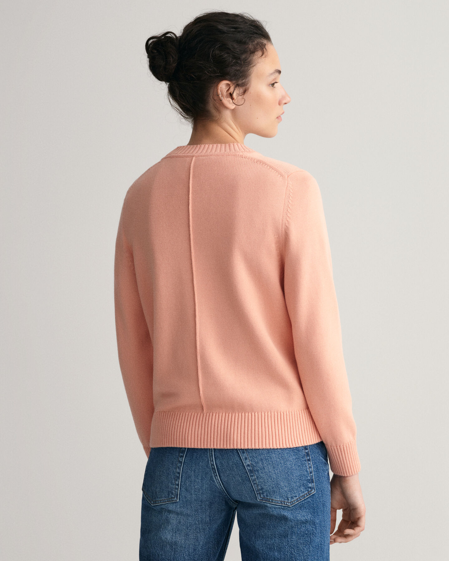 Icon G Rundhalspullover aus Baumwolle