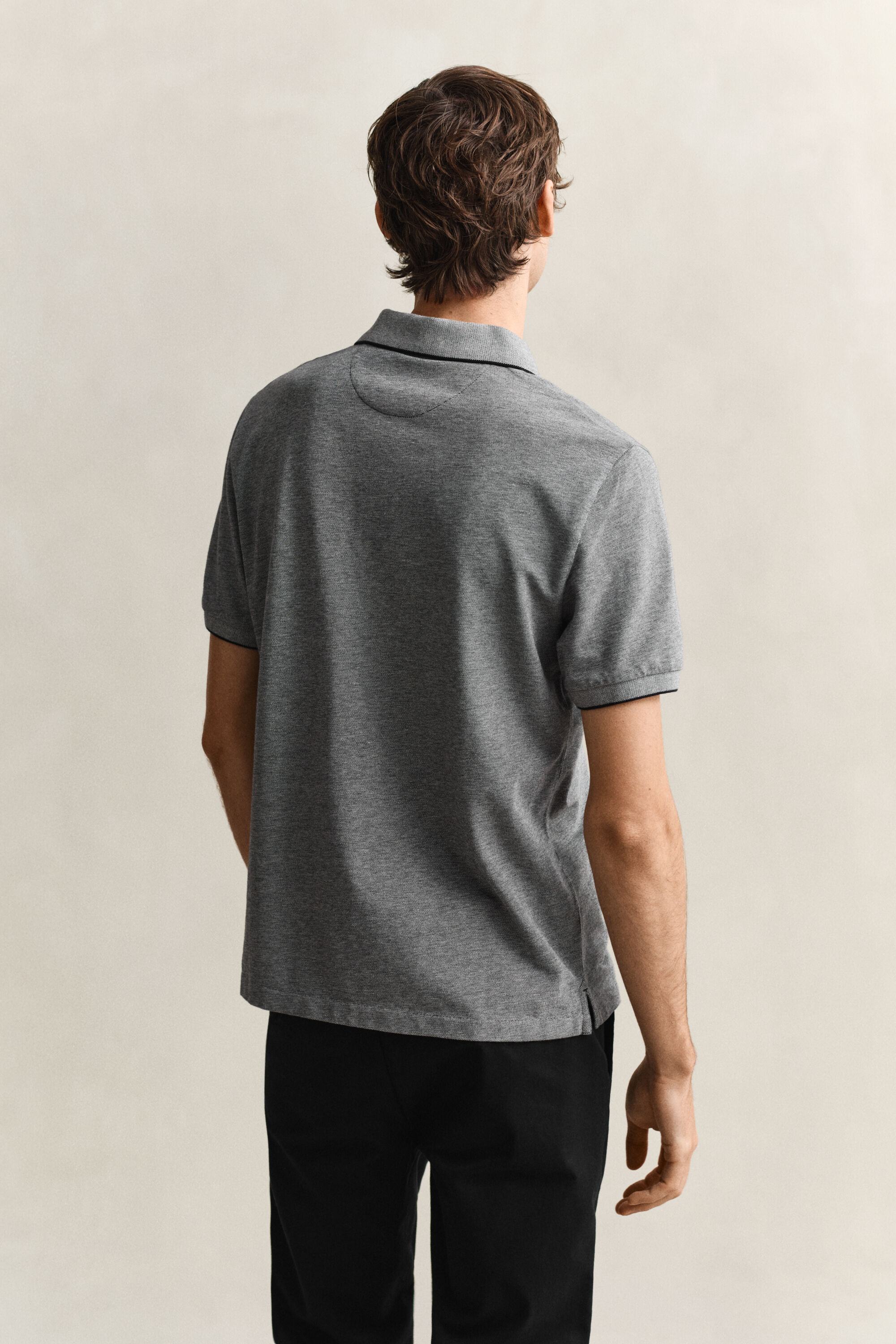 Zweifarbiges Poloshirt