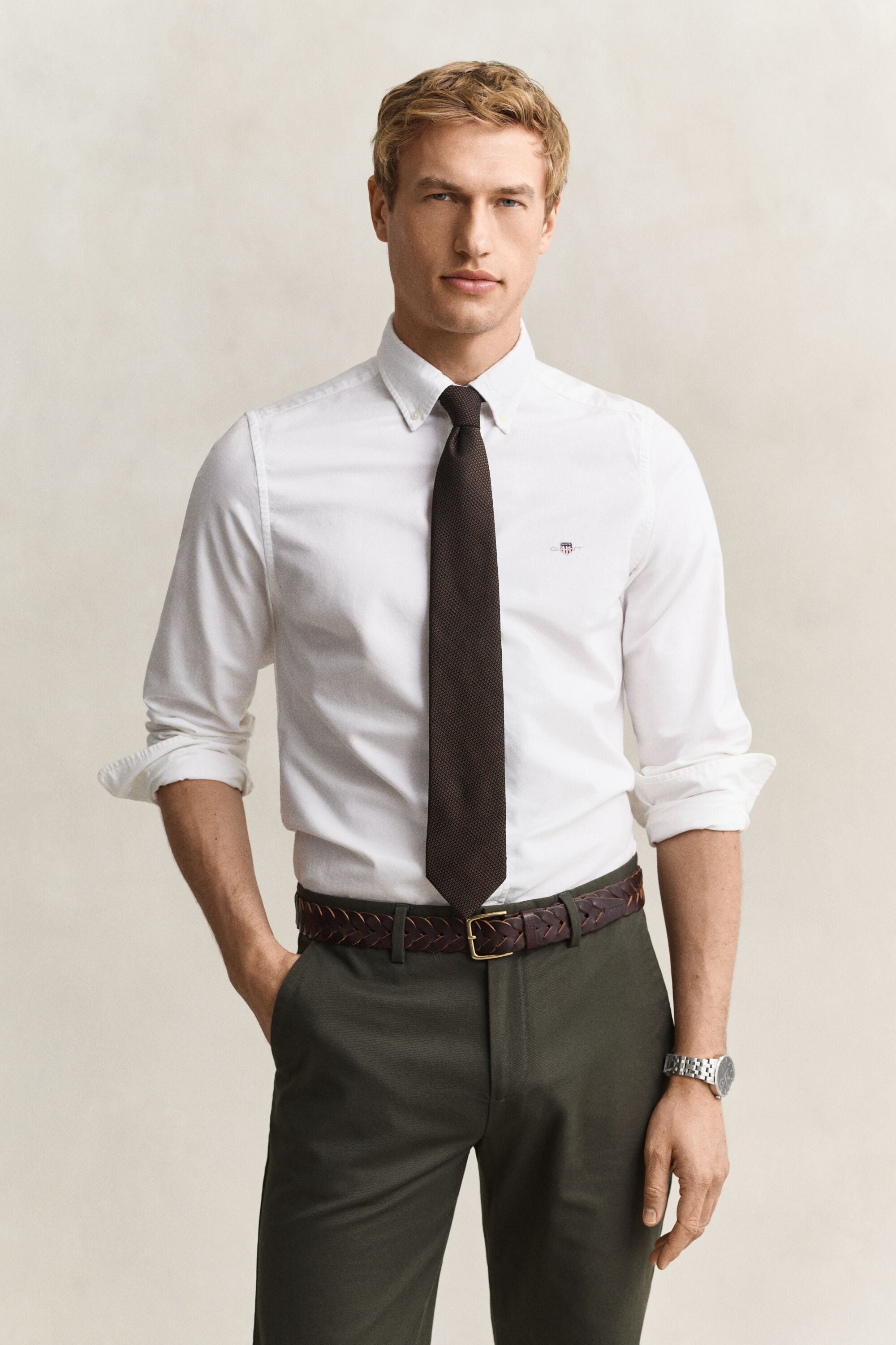 Slim Fit Classic Oxford-Hemd