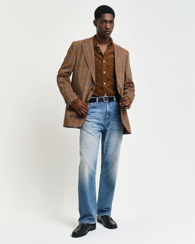 Regular Fit Cordhemd