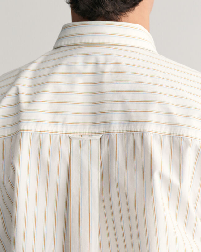 Relaxed Fit Heritage Popelin Kurzarmhemd mit Streifen