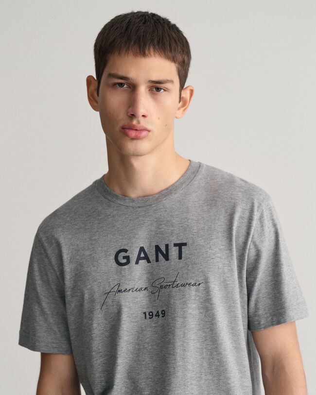 GANT Script Graphic T-Shirt mit Print