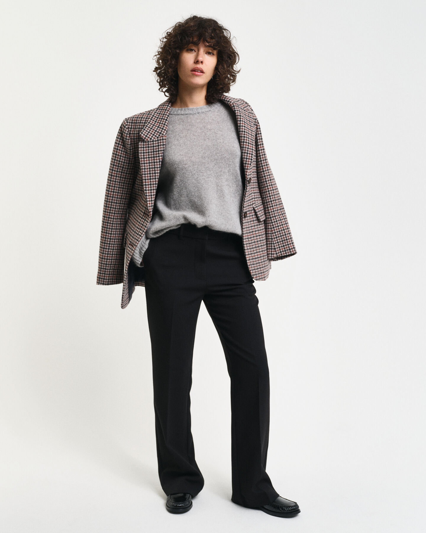 Slim Fit Slacks mit Schlag