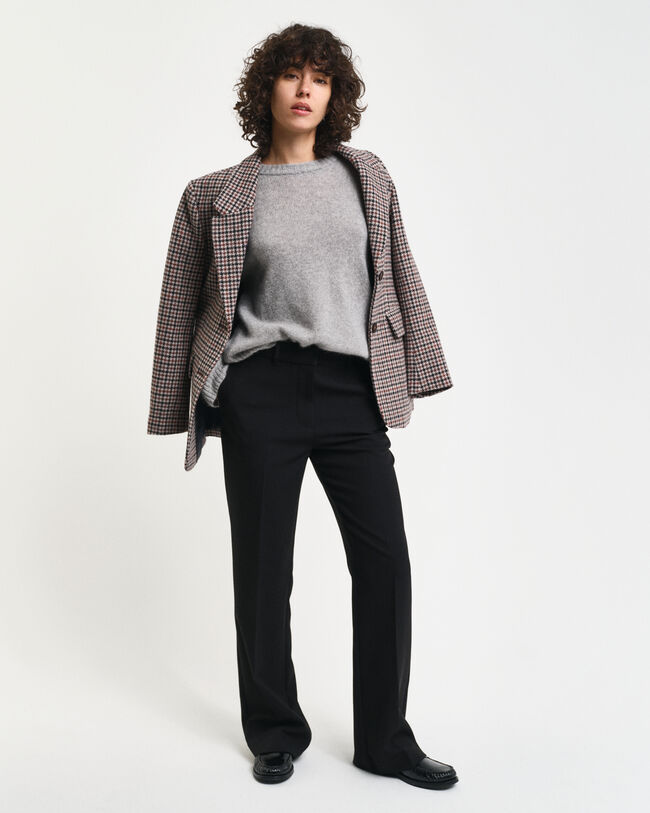 Slim Fit Slacks mit Schlag