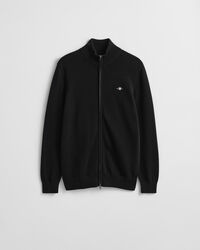 Casual Cotton Strickjacke mit Reißverschluss