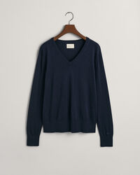 Feinstrick V-Neck Pullover