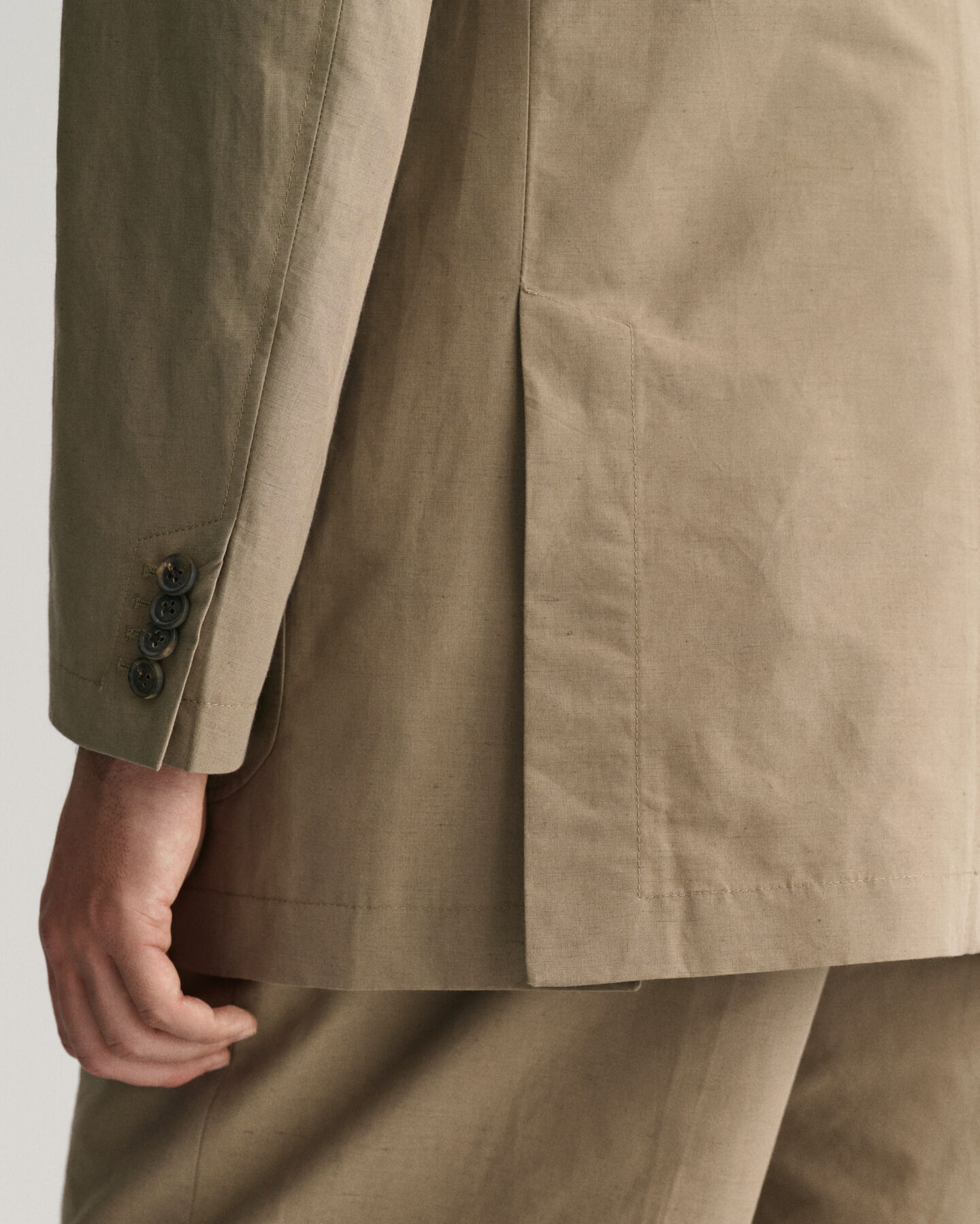 Zweireihiges Safari Oversized Anzugsakko