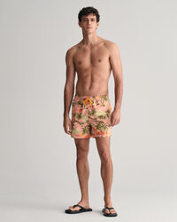 Hawaiian Print Badeshorts