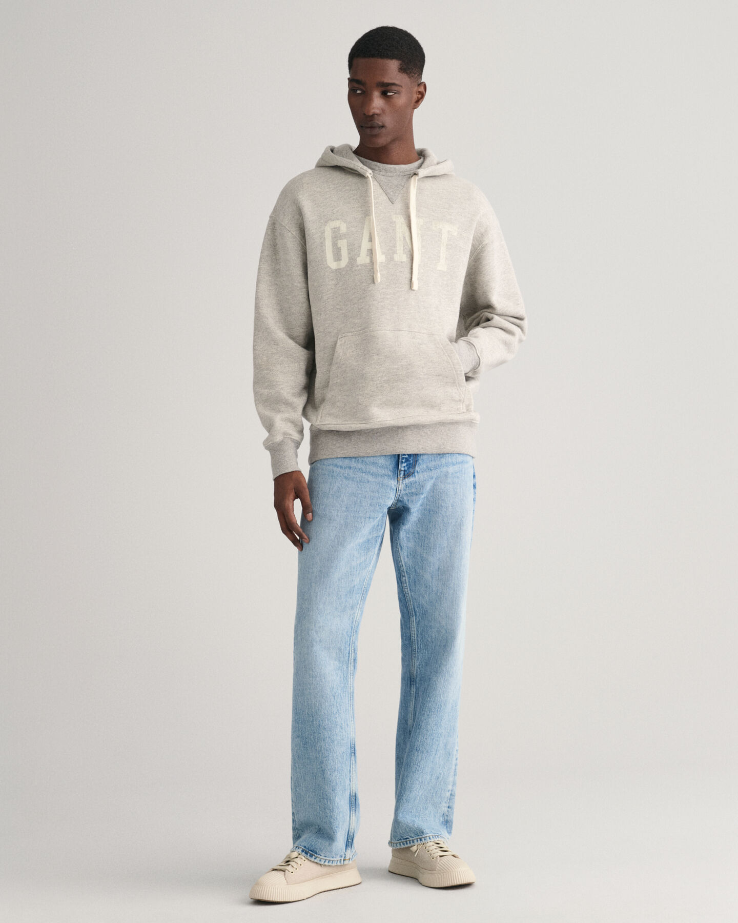 Graphic Melange Hoodie