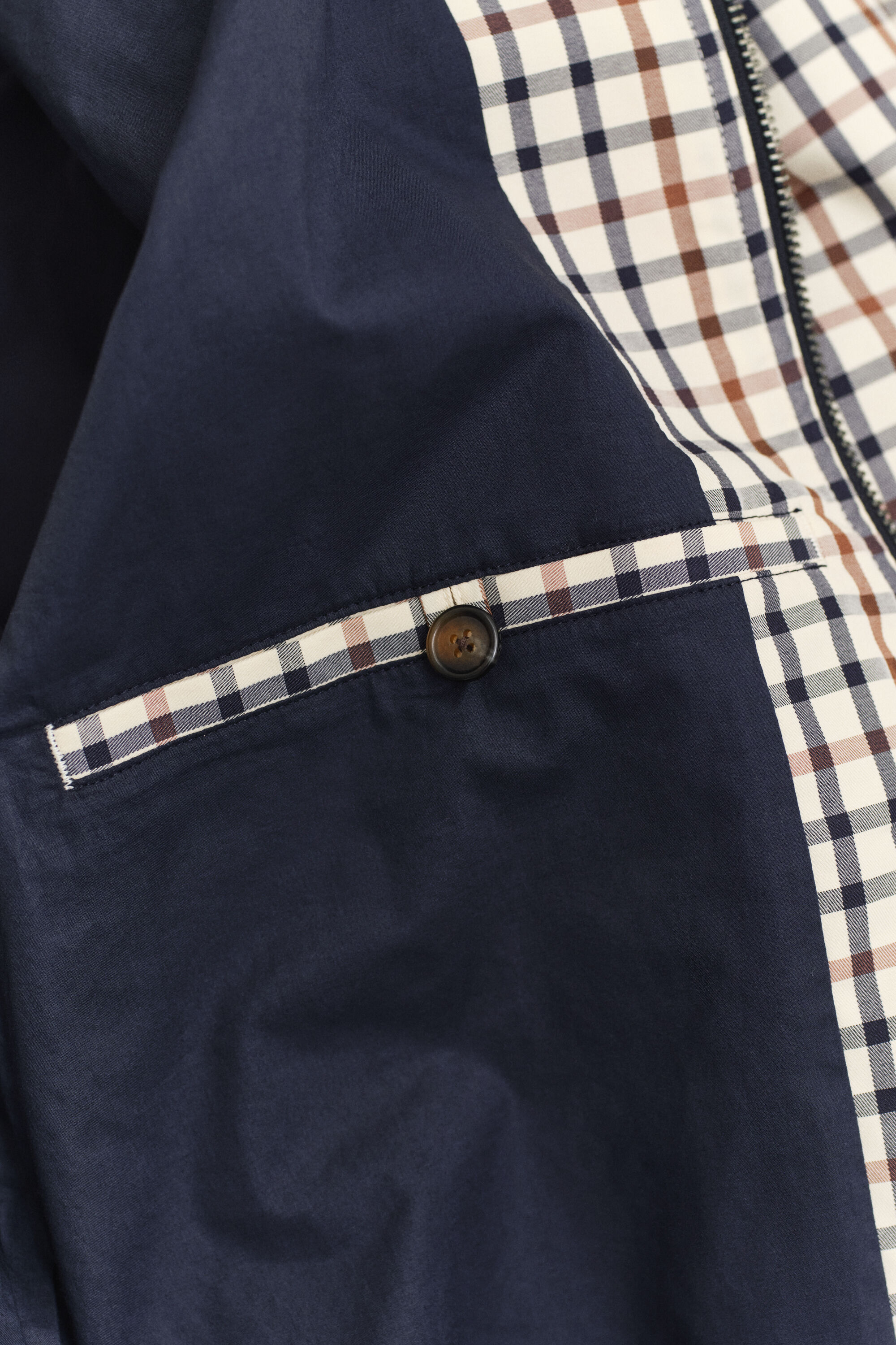 Harrington-Jacke aus Baumwollgemisch