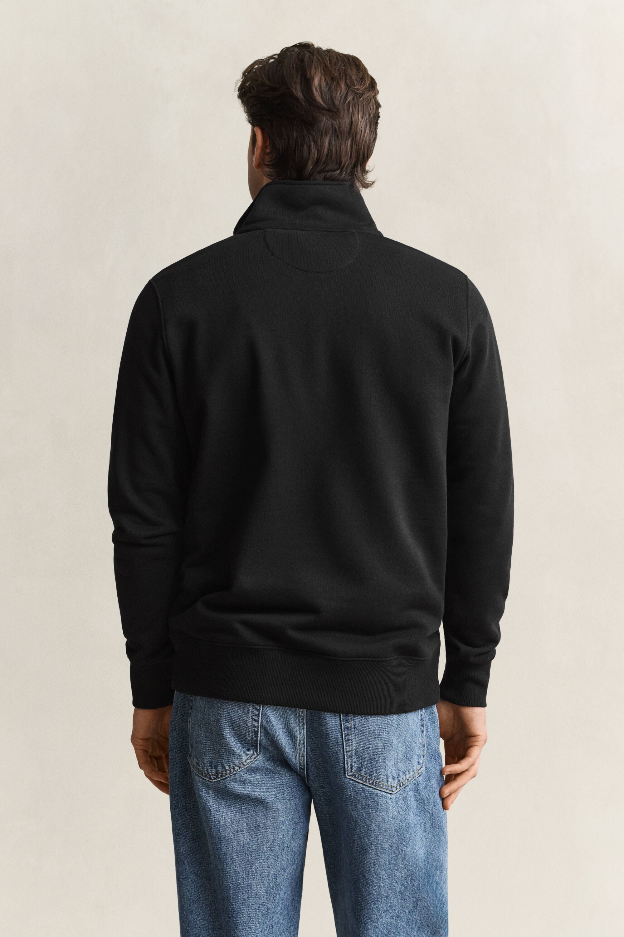 Shield Sweatshirt mit halblangem Reißverschluss