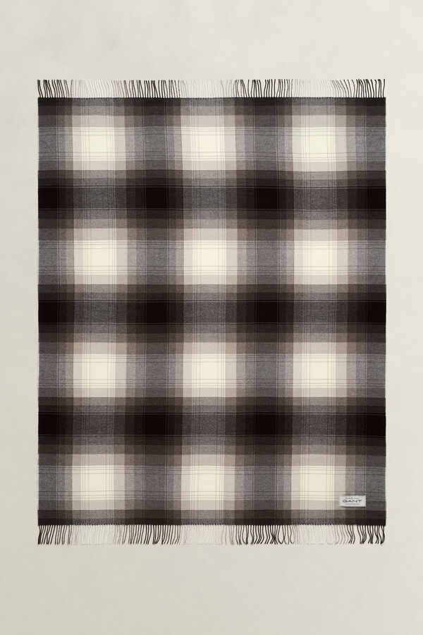 Decke aus extrafeiner Merinowolle — MIST TAUPE