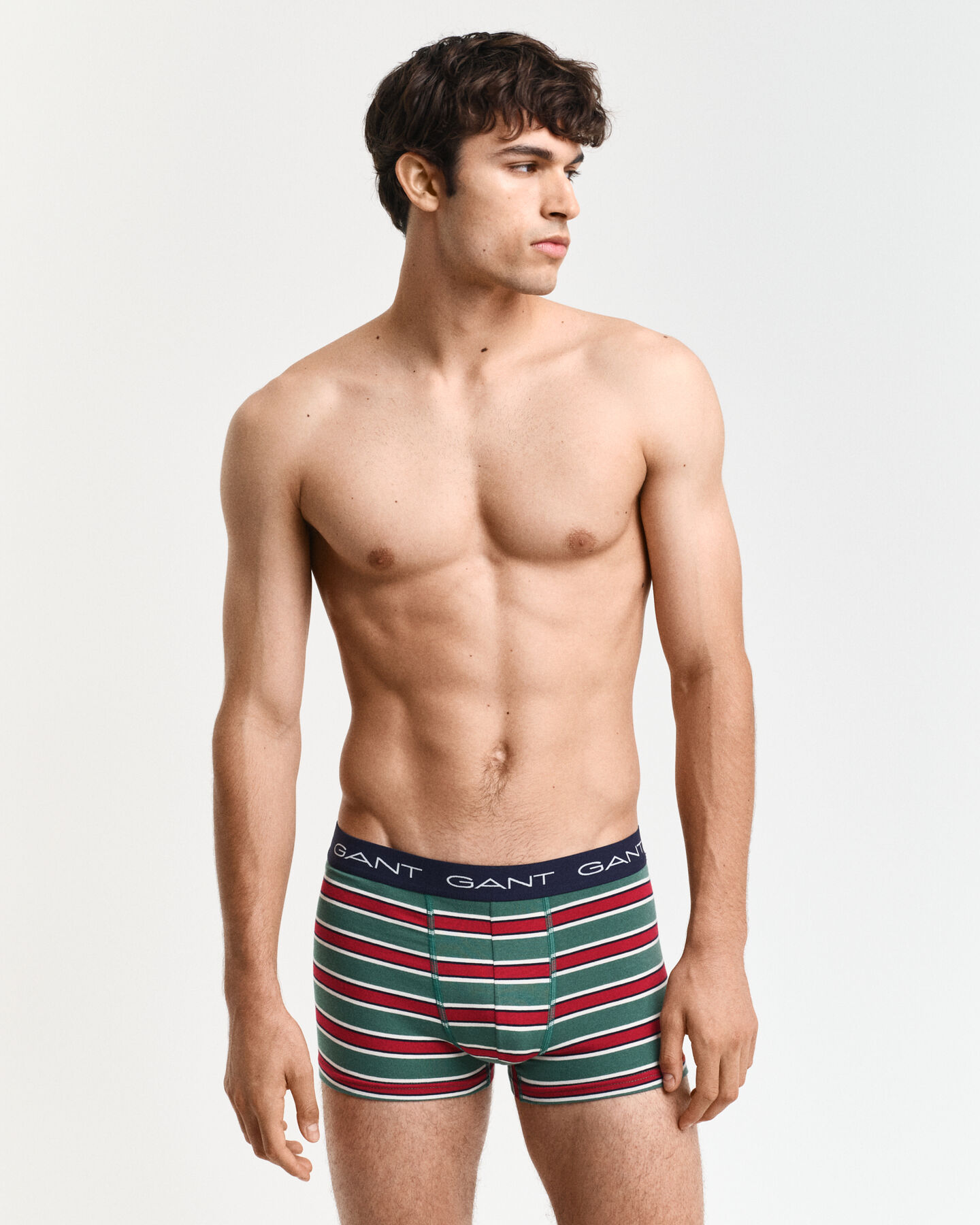 3er-Pack Boxershorts mit Rugger-Streifen in Geschenkbox