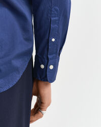 Regular Fit Sunfaded Voile Hemd