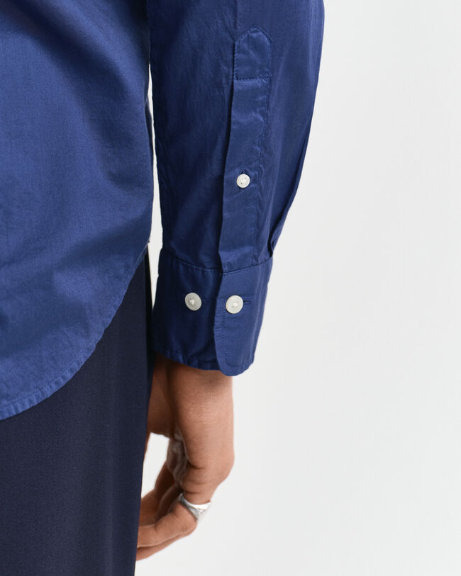 Regular Fit Sunfaded Voile Hemd