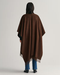 Poncho aus Wolle