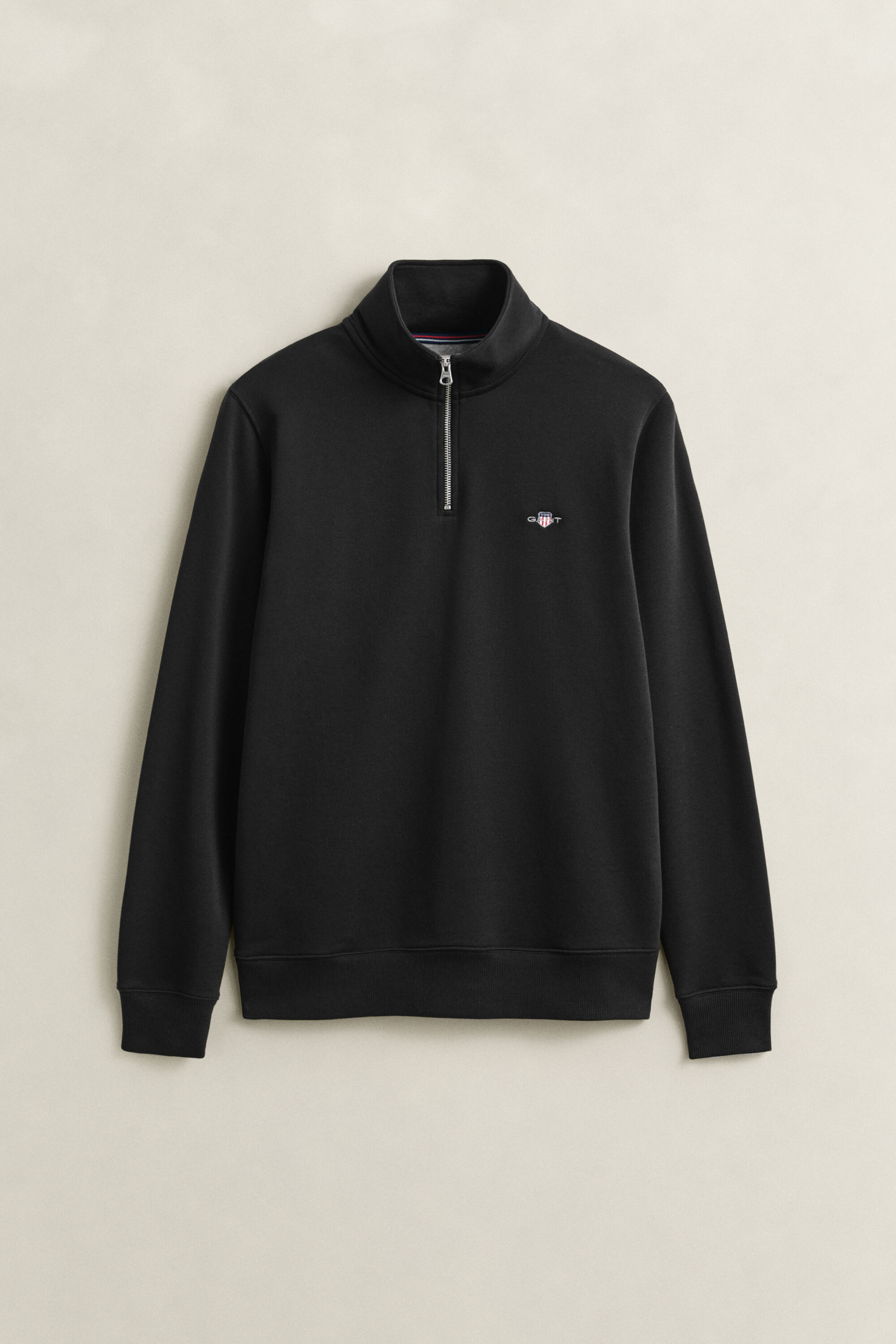Shield Sweatshirt mit halblangem Reißverschluss